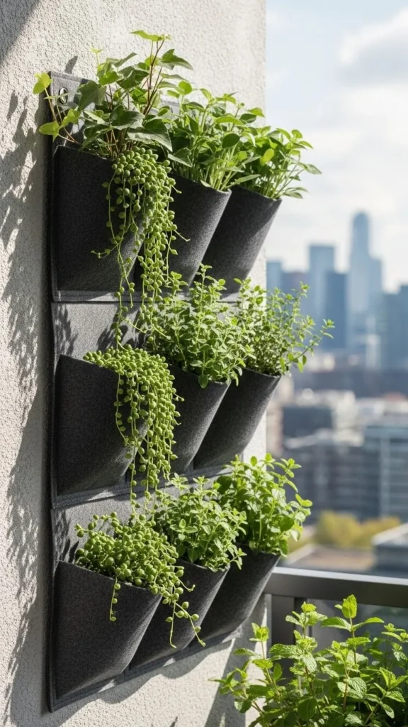 Vertical Pocket Planters
