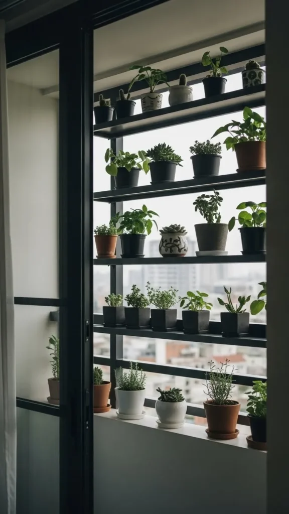Window-Height Shelving